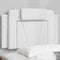 vidaXL - Hoofdbordkussen - 80 - cm - kunstleer - wit