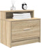 vidaXL - Nachtkastjes - 2 - st - met - lade - 51x31x47 - cm - sonoma - eikenkleurig
