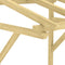 vidaXL - Deurluifel - 200x100x100 - cm - massief - grenenhout