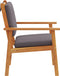 vidaXL - Tuinstoelen - 2 - stuks - met - kussens - in - massief - acaciahout
