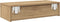 vidaXL - Wandschap - met - lades - 60x26,5x15 - cm - bewerkt - hout - artisanaal - eiken