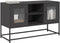 vidaXL - Tv-meubel - 100,5x39x60,5 - cm - staal - zwart