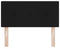 vidaXL - Hoofdbord - met - knopen, - zwart, - 100 - cm, - gestoffeerd