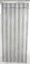 Sunburst Aluminium Deurgordijn - 100x230 cm - 78 Strengen - Zwart/Grijs