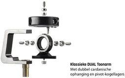 DUAL CS 518 - Manuele platenspeler - Riemaandrijving - Walnoot