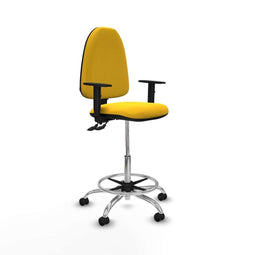 Piqueras y Crespo B1D05RP - Bureaustoel - Hoogteverstelbaar met armleuning - Geel