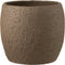 J-Line bloempot Enya - keramiek - bruin - extra large - Ø 28 cm