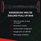 Zoluko Professionele Pull Up Bar - 200kg Draagkracht - Eenvoudige Bevestiging - Zwart/Rood