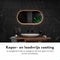 Mirlux Badkamerspiegel - Wandspiegel Ovaal - LED Verlichting Dimbaar - Zwart Frame 120x60CM
