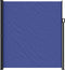 vidaXL - Windscherm - uittrekbaar - 220x600 - cm - blauw