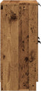 vidaXL - Dressoir - 60x30x70 - cm - bewerkt - hout - oud - houtkleurig