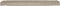vidaXL - Ligbedkussen - Taupe - 180x40x8 - cm - Oxford - Stof