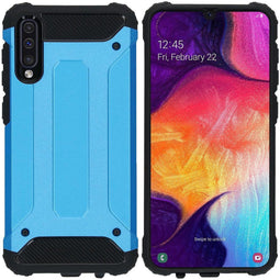 iMoshion Hoesje Geschikt voor Samsung Galaxy A50 / A30s Hoesje - iMoshion Rugged Xtreme Backcover - Lichtblauw