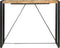 vidaXL - Bartafel - 140x70x110 - cm - massief - mangohout