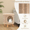 Coast Kattenhuis - Rattan - 36 x 41 cm - Afneembaar Kussen - Houten Poten - Kattenbed - Binnen