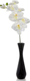 Emerald Kunstbloem Orchidee - 80 cm - wit - losse tak - kunst zijdebloem - Phalaenopsis