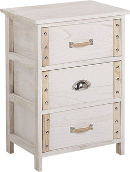 LOBIS - Nachtkastje - Beige - Paulowniahout