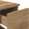 vidaXL - Nachtkastjes - 2 - st - met - lade - 20x36x60 - cm - artisanaal - eikenkleurig