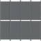 vidaXL - Kamerscherm - met - 4 - panelen - 200x200 - cm - stof - antracietkleurig