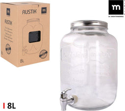 La Mediterranea Drankdispenser - 8 liter - Glas