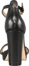 GUESS Omere - Dames Sandalen met Hak - Enkelriempje - Zwart - Maat 39