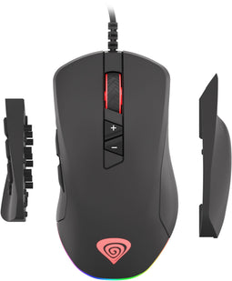 Genesis Xenon 770 - Gamingmuis - 14 programmeerbare knoppen - RGB verlichting