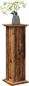 vidaXL - Sokkel - met - opbergruimte - 31x30x90 - cm - bewerkt - hout - oud - houtkleur