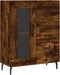 vidaXL - Dressoir - 69,5x34x90 - cm - bewerkt - hout - gerookt - eikenkleurig