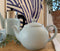 Plint Retro Theepot – 0,9 Liter inhoud – Inclusief Theezeef – Wit