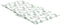 vidaXL - Stoelkussens - 4 - st - lage - rug - bladpatroon - stof