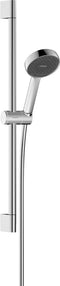 Hansgrohe Activera S - Doucheset - EcoSmart+ waterbesparend - 2 straalfuncties - Chroom - 95mm maat - Glijstang 65 cm