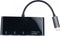 V7 V7UC3U-HUB-BLK-1E - USB-C naar 5-in-1 Hub - 3x USB 3.2 type-A - Zwart