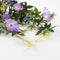 Mica Decorations Petunia Kunst Hangplant - H80 x Ø20 cm - Lichtpaars
