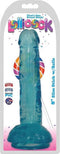 Lollicock Dildo Met Ballen 20 CM - Berry Ice