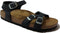 Birkenstock Kumba - Dames Sandalen - Gekruist bandje - Zwart - Maat 37
