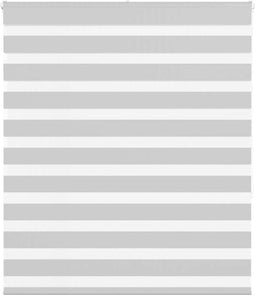 vidaXL - Zebra - rolgordijn - 105x150 - cm - stofbreedte - 100,9 - cm - lichtgrijs