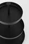 Mica Decorations Etagere 3-Laags - H44 x Ø30 cm - Zwart