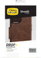 OtterBox Strada Series - Flip cover - DROP+ valbescherming - Espresso (Bruin)