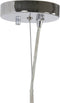 Light & Living Grayson Hanglamp - Smoke/Chroom - 6L