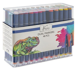 Art Sensations - holmarkers Nassau Arts duopunt set à 48 kleuren | 12 stuks