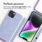 iMoshion Hoesje Geschikt voor iPhone 14 Hoesje Met Koord - iMoshion Siliconen design hoesje met koord - Meerkleurig / Butterfly