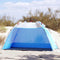 vidaXL - Strandtent - 2-persoons - waterdicht - snelontgrendeling - azuurblauw