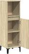 vidaXL - Badkamerkast - 30x30x100 - cm - bewerkt - hout - sonoma - eikenkleurig