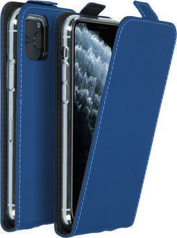 Accezz iPhone 11 Pro - Flipcase met Pasjeshouder - Blauw
