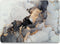 Lunso Geschikt voor MacBook Pro 13 inch M1/M2 (2020-2022) cover hoes - case - Marble Magnus