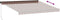 vidaXL - Luifel - handmatig - uittrekbaar - 400x300 - cm - bruin
