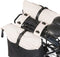 Basil Vive - Dubbele fietstas - 28-35 liter - Waterdicht - MIK adapterplaat - Gerecycled materiaal - wit/zwart