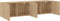 vidaXL - Tv-meubels - 2 - st - wandgemonteerd - 80x30x41 - cm - sonoma - eikenkleurig