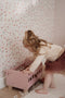 Little Dutch LD2517 - Houten Poppenbed - Soft Flowers - Roze