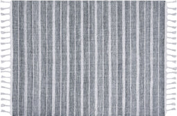 BADEMLI - Vloerkleed - Grijs - 160 x 230 cm - Synthetisch materiaal